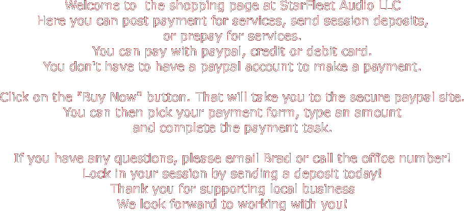 Welcome to  the shopping